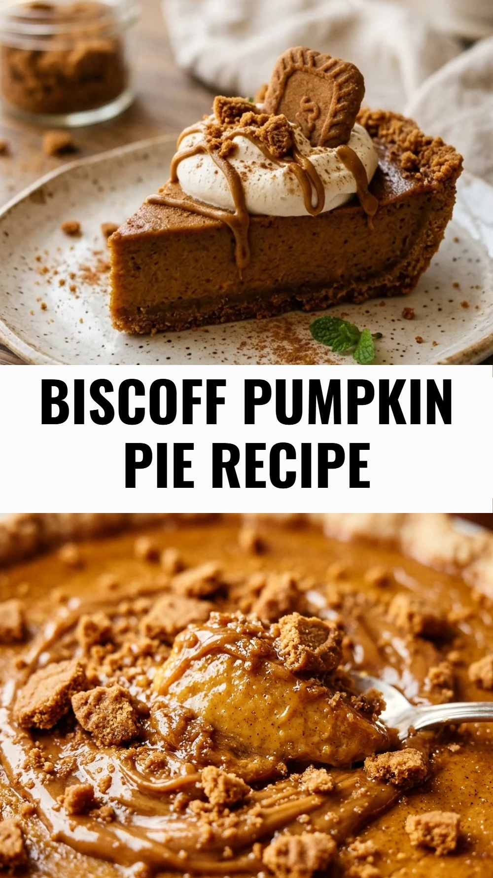 Biscoff Pumpkin Pie Recipe