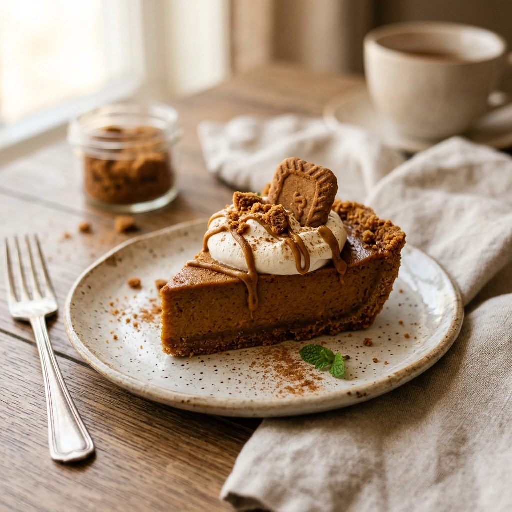 Biscoff Pumpkin Pie Recipe