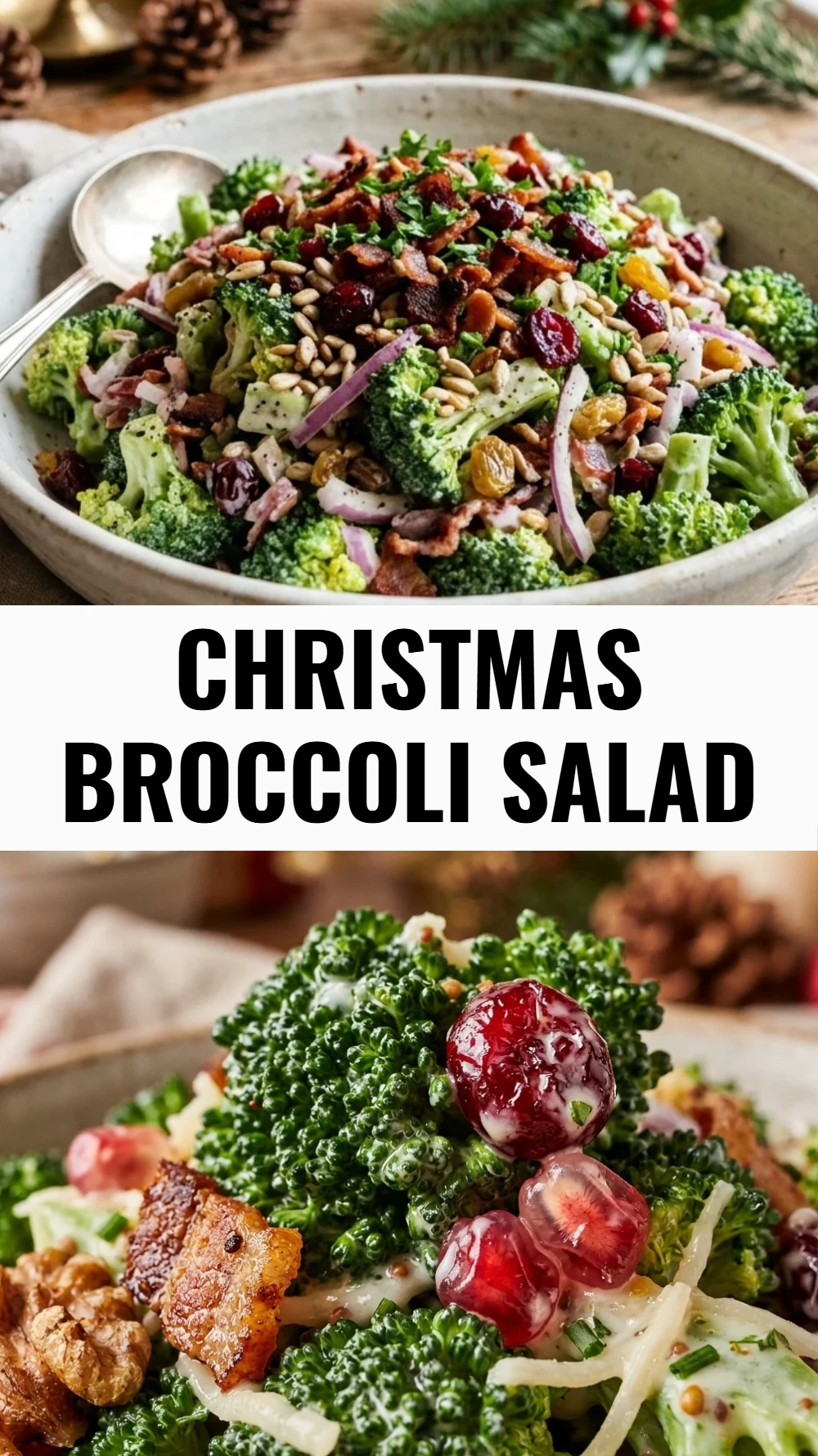 Christmas Broccoli Salad