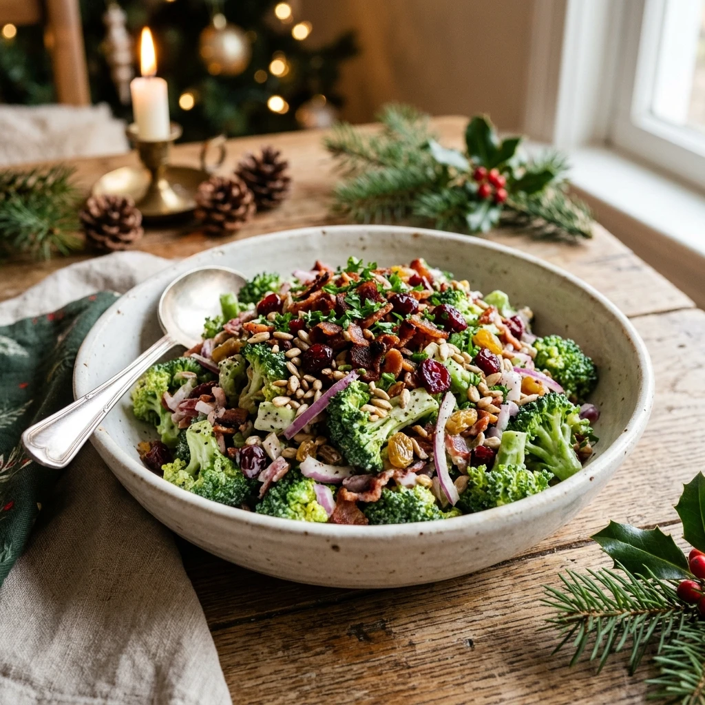 Christmas Broccoli Salad