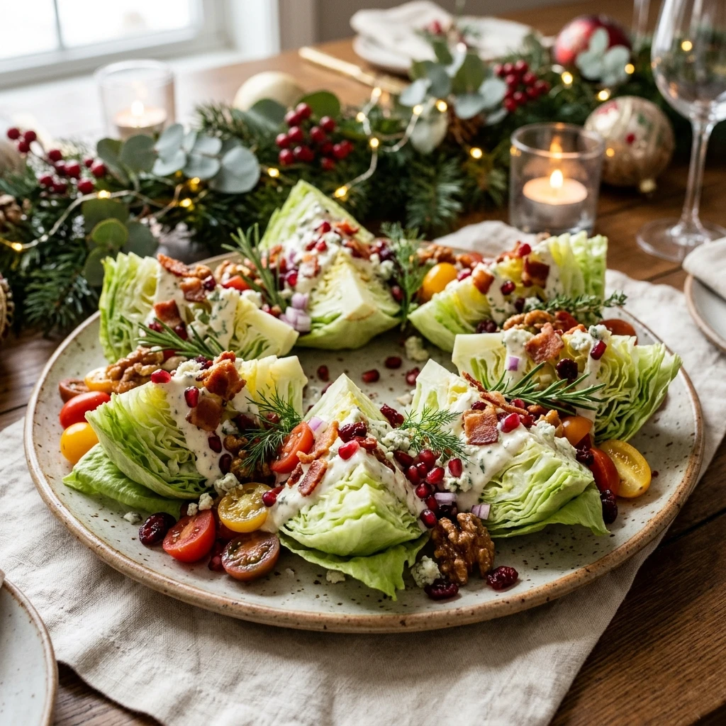 Christmas Wedge Salad Wreath