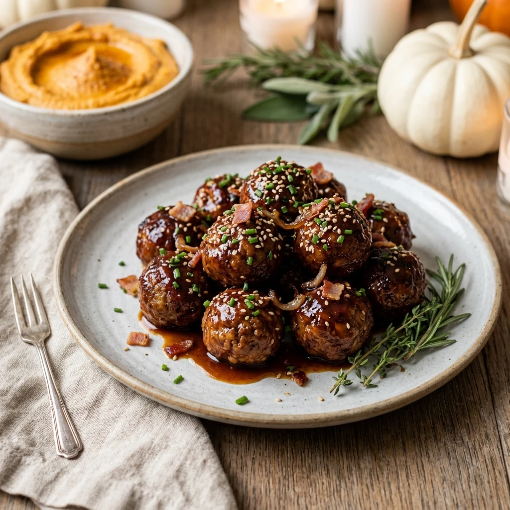 Coca Cola Meatballs Thanksgiving Appetizers