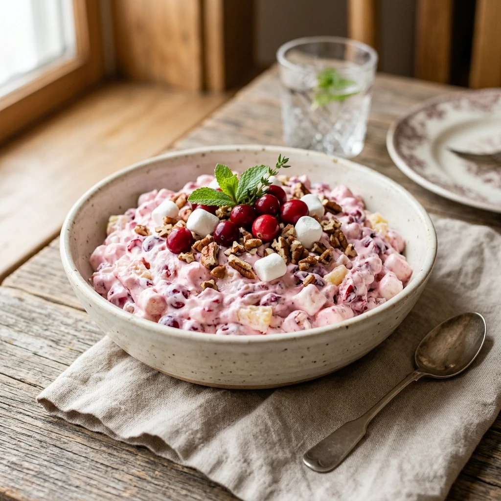 Cranberry Fluff Dessert Salad