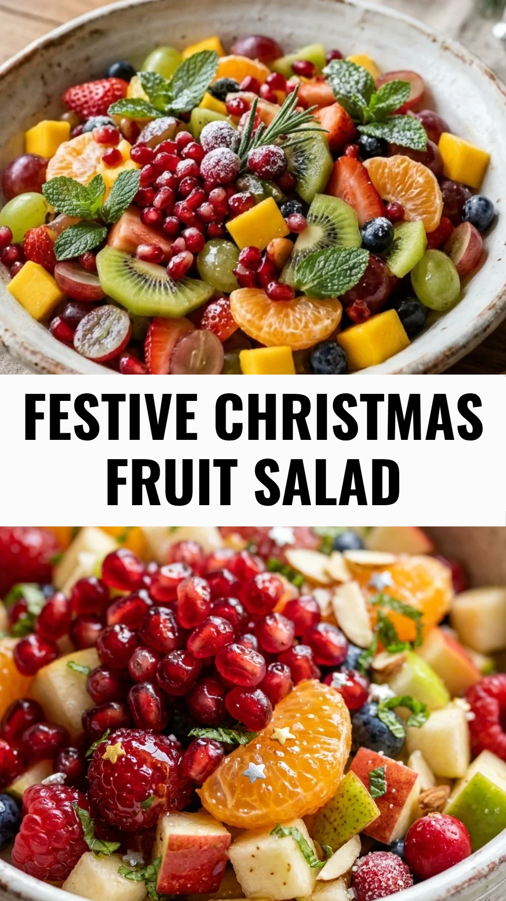 Festive Christmas Fruit Salad