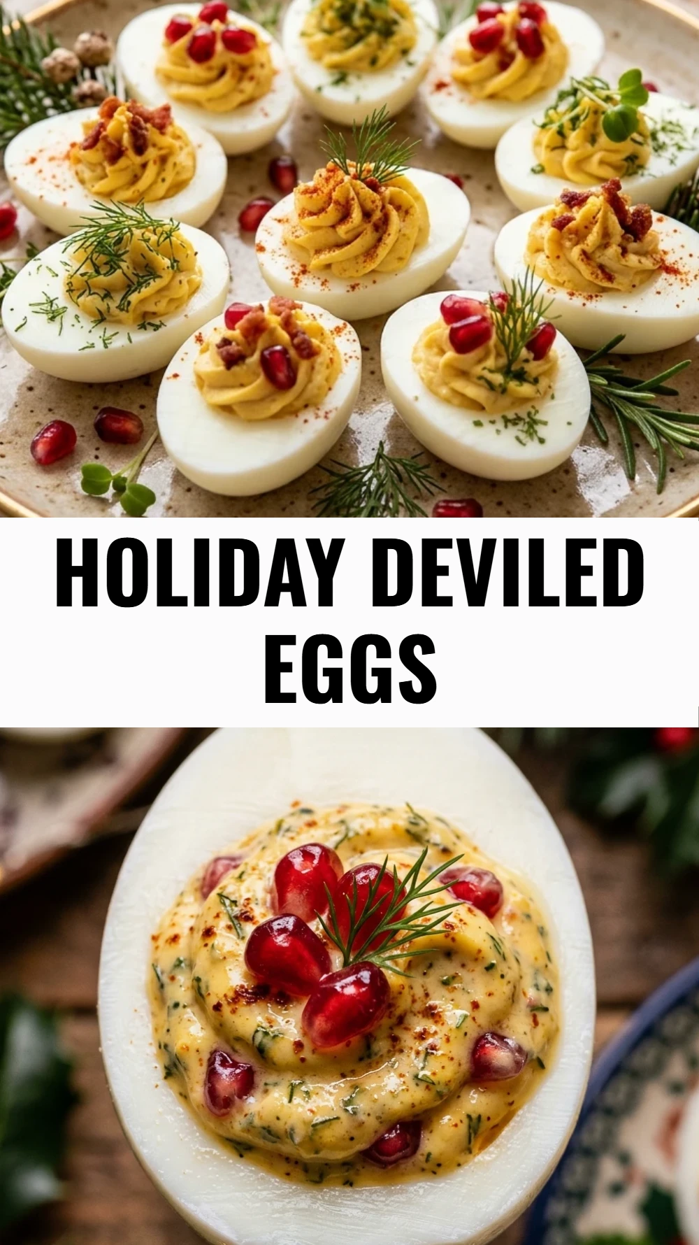 Holiday Deviled Eggs