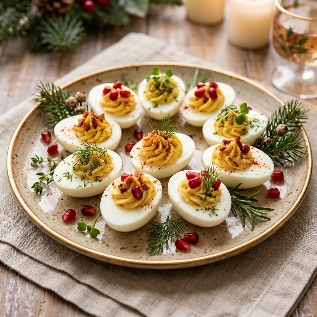Holiday Deviled Eggs