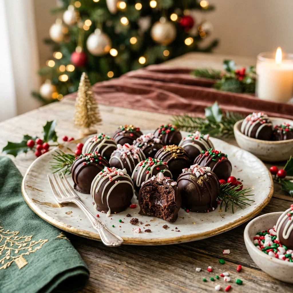 Little Debbie Christmas Tree Cake Truffles