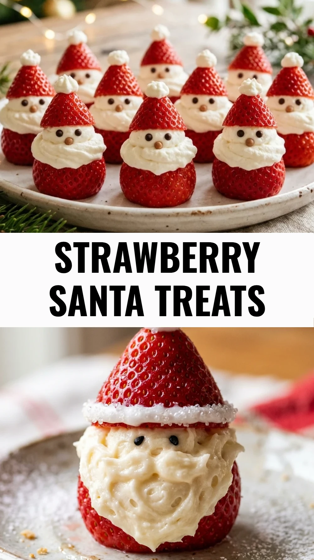 Strawberry Santa Treats