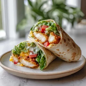 Crispy Chicken Ranch Wrap