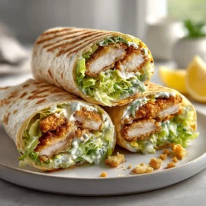Crispy Chicken Caesar Wrap