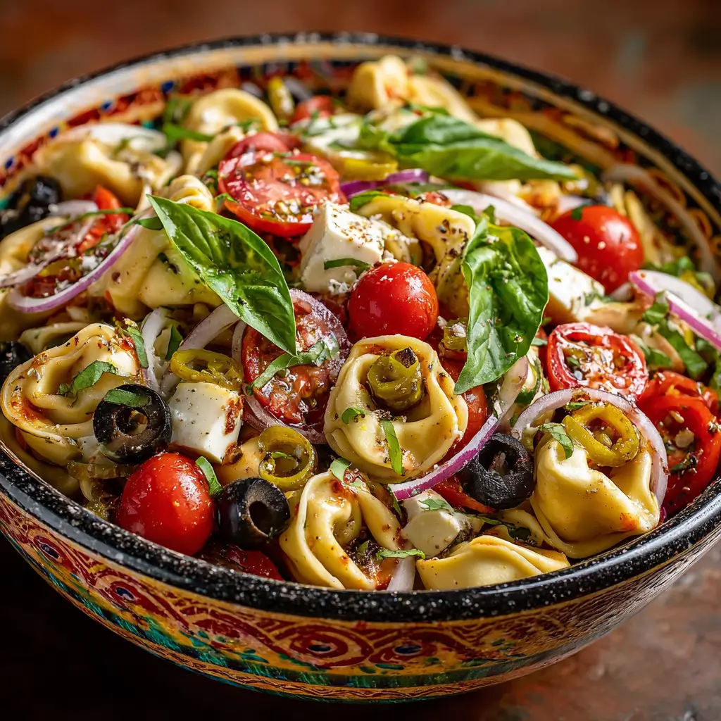 Italian Tortellini Pasta Salad