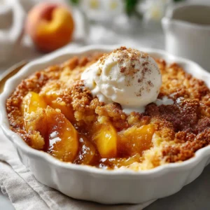 Peach Cobbler Dump Cake