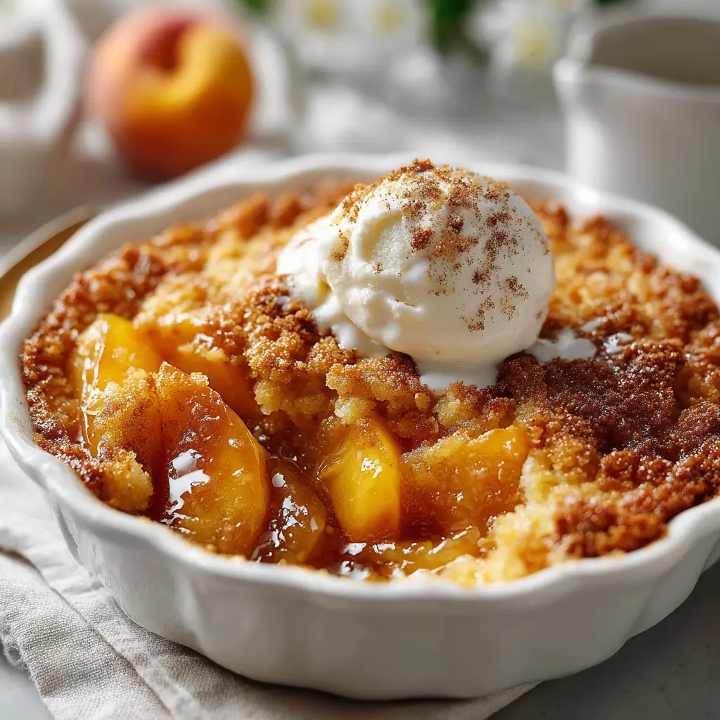 Peach Cobbler Dump Cake