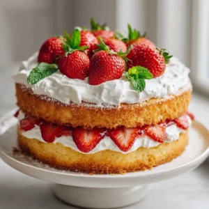 Strawberry Shortcake Cake