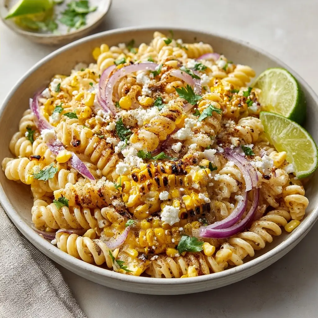 The Best Street Corn Pasta Salad