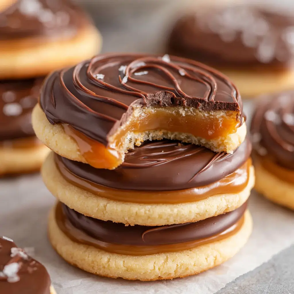 Twix Style Cookies