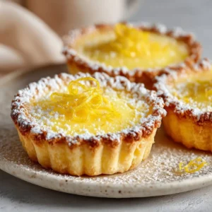 Baby Lemon Impossible Mini Pies