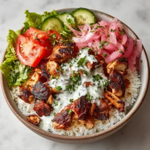 Chicken Shawarma With Creamy Garlic