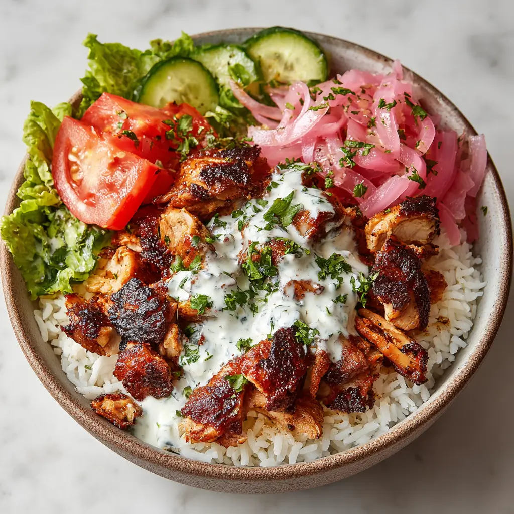 Chicken Shawarma With Creamy Garlic
