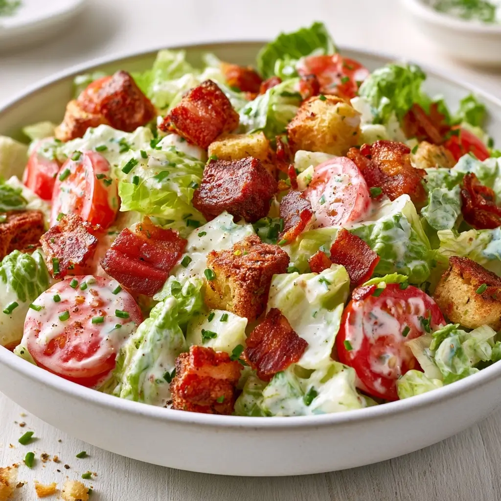 Crispy Blt Chopped Salad Summer Crowd Pleaser
