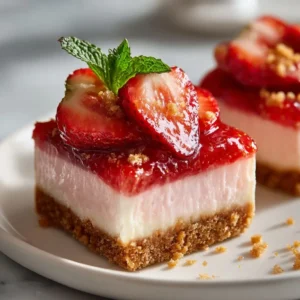 Easy No Bake Strawberry Cheesecake Bites Recipe