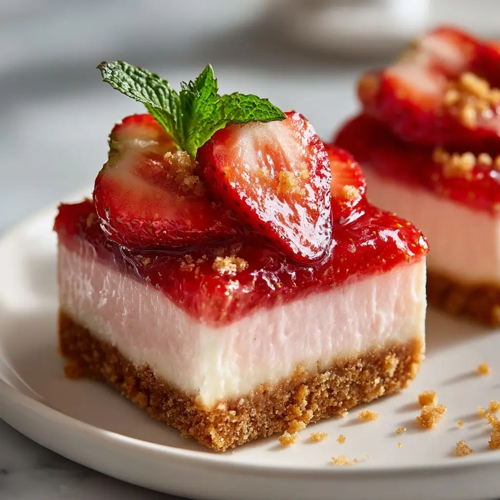 Easy No Bake Strawberry Cheesecake Bites Recipe
