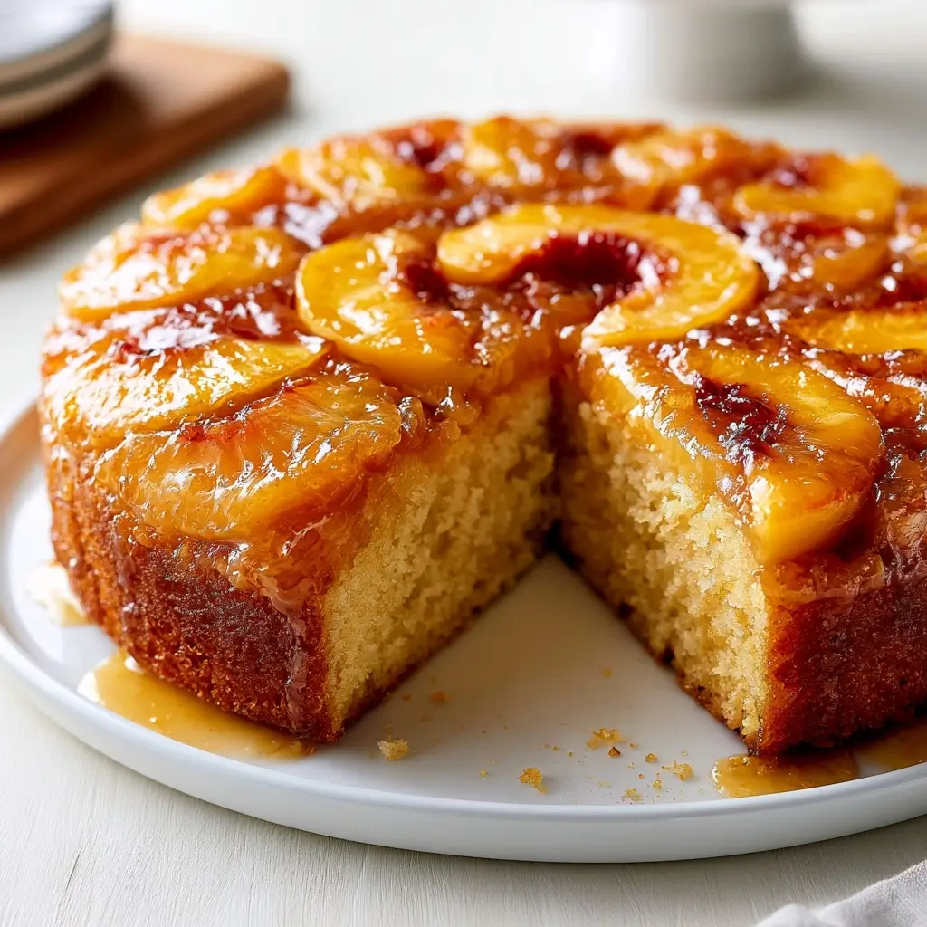 Peach Upside Down Cake