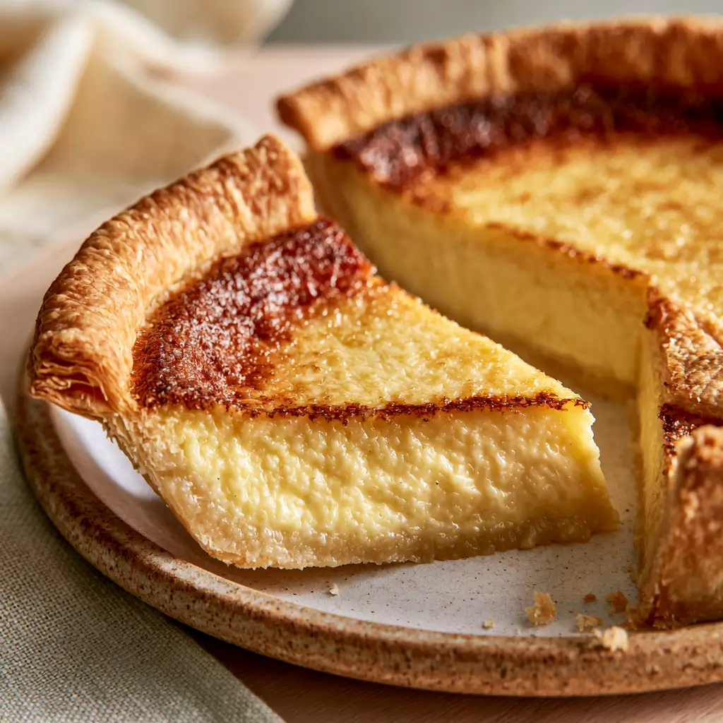 Classic Southern Buttermilk Pie With Flaky Golden Crust