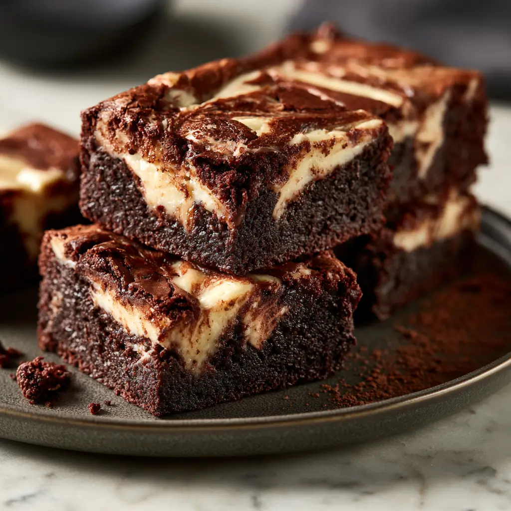 Cream Cheese Swirl Brownies