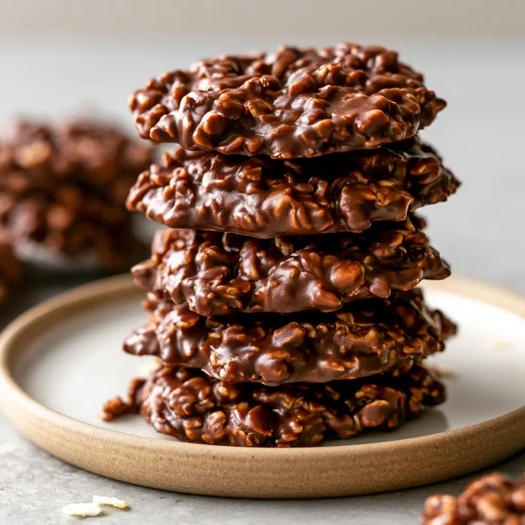 Easy 10 Minute Chocolate No Bake Cookies