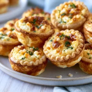 Fluffy Mini Quiche Bites For Easy Brunch Entertaining