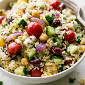 Mediterranean Quinoa Salad For Back To School