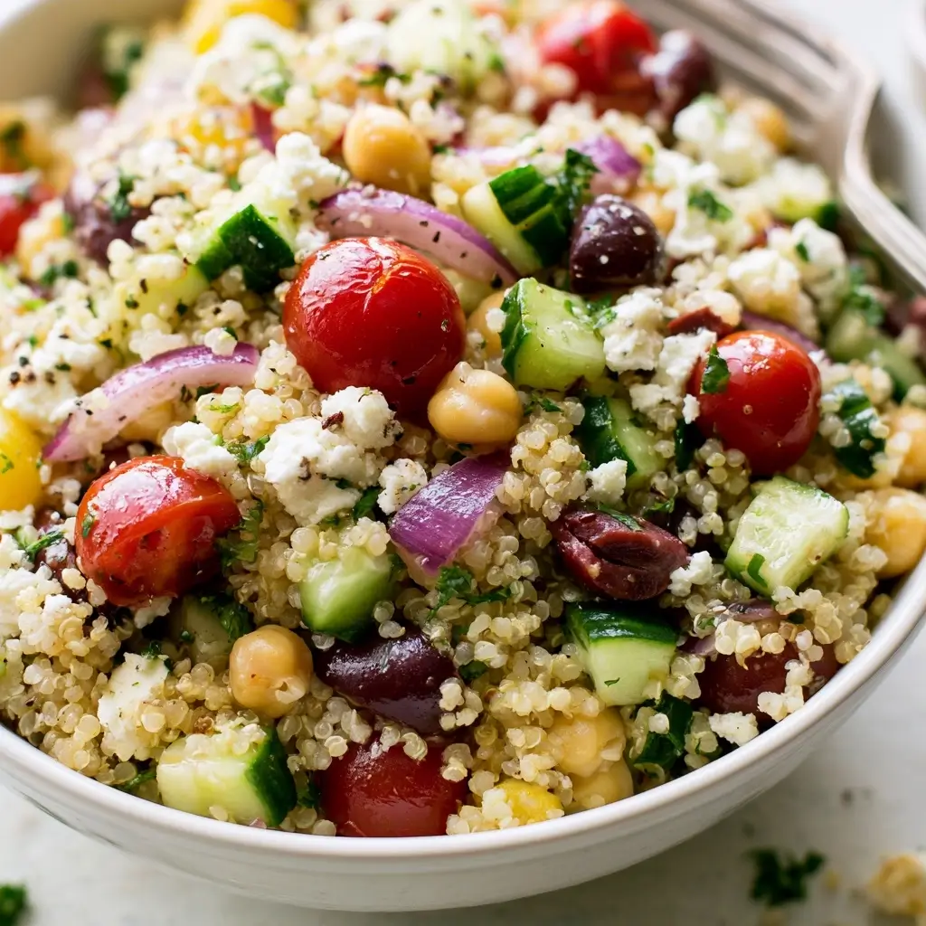 Mediterranean Quinoa Salad For Back To School