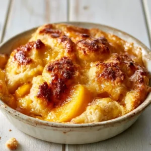 Old Fashioned Peach Cobbler