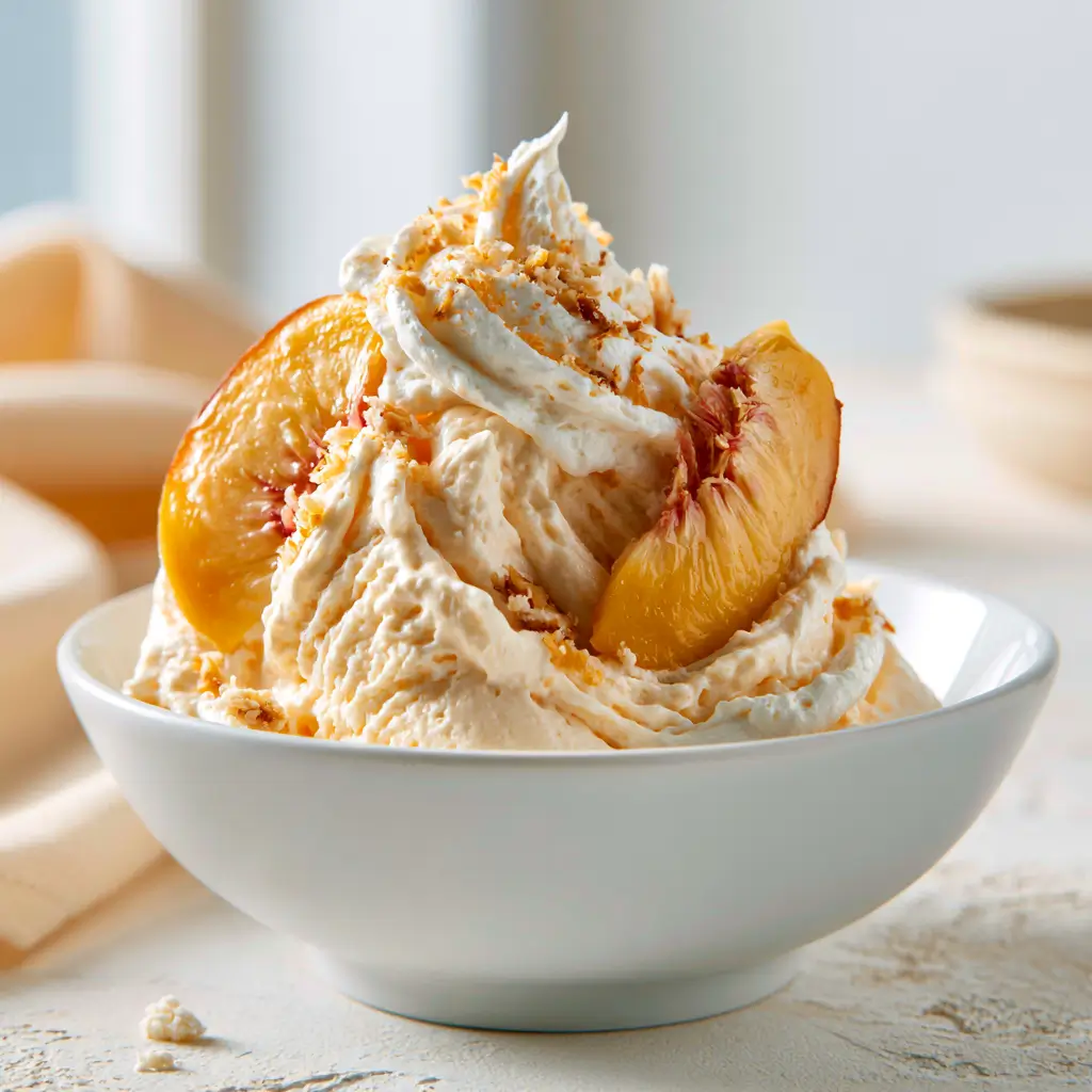 Peach Mousse (light, Creamy & Perfect For Summer)