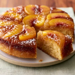 Peach Upside Down Cake Recipe