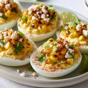 Street Corn Deviled Eggs For Summer Cookouts