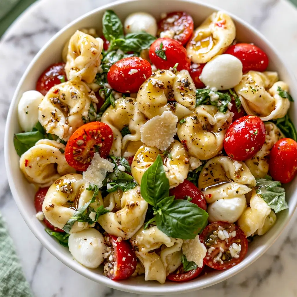 Tortellini Caprese Pasta Salad