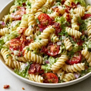 Zesty Blt Pasta Salad For Easy Backyard Barbecues
