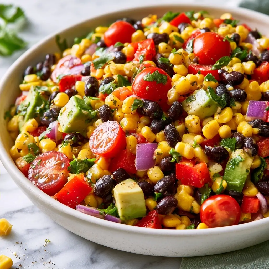 Zesty Southwest Corn Black Bean Salad For Summer Cookouts