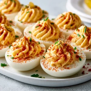 Game Day Deviled Egg Platter