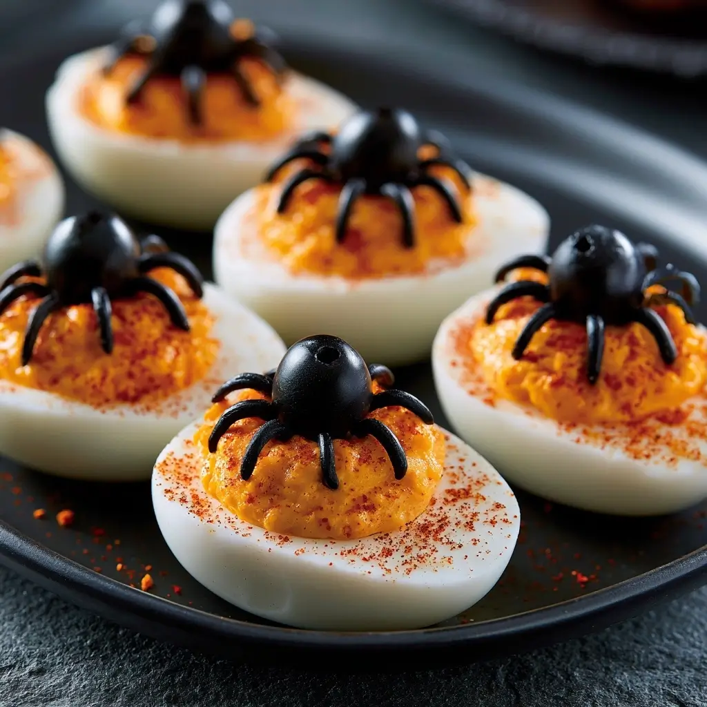 Halloween Deviled Eggs