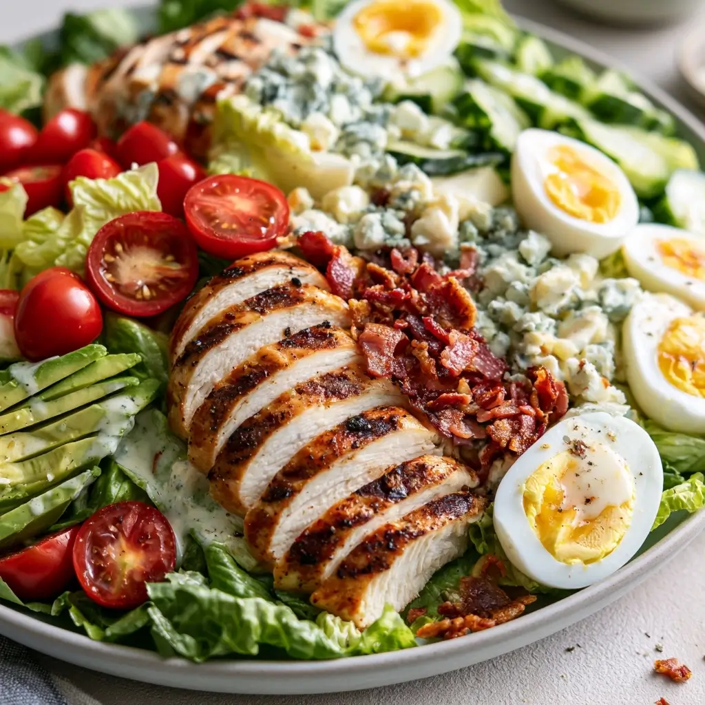 Healthy Grilled Chicken Cobb Salad