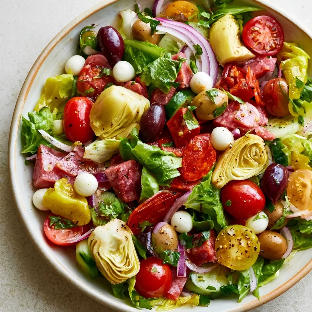 Italian Antipasto Salad For Summer Party Lunch