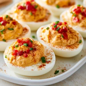 Pimento Cheese Deviled Eggs For Labor Day Platters