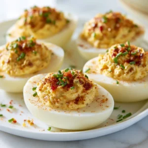 Southern Deviled Eggs With Relish