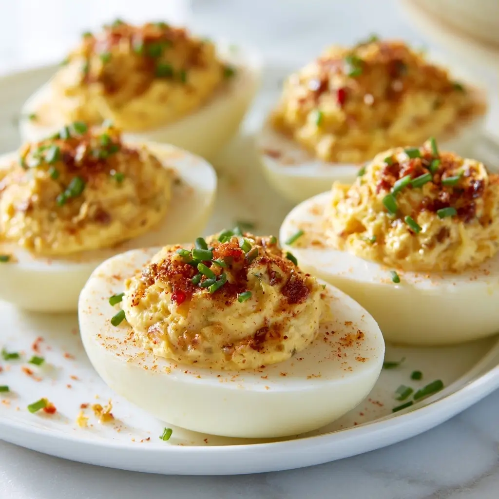 Southern Deviled Eggs With Relish