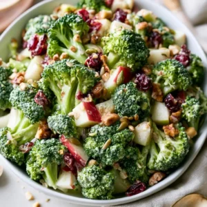 Broccoli Apple Crunch Salad For Thanksgiving
