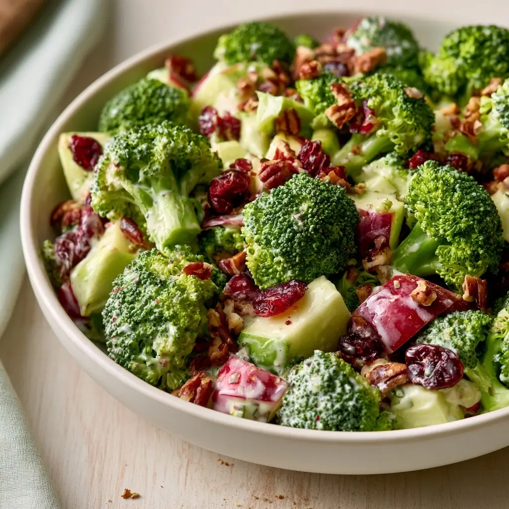Broccoli Apple Salad For Your Holiday Spreads