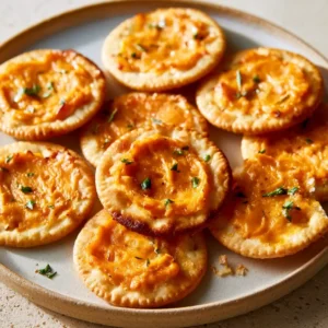 Cheesy Pumpkin Pie Crackers: Thanksgiving Appetizer Delight